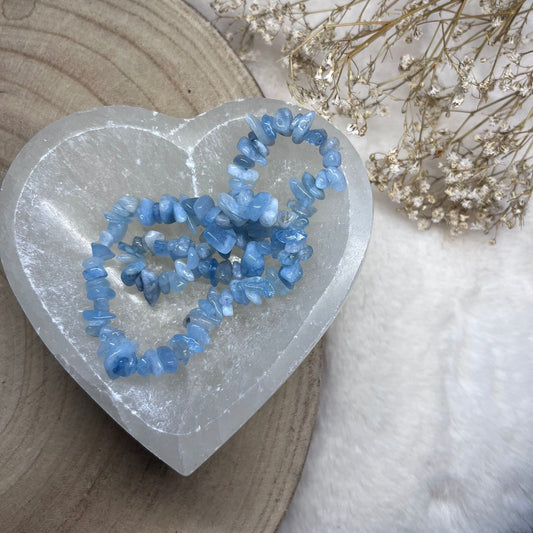 Aquamarin Splitterarmband