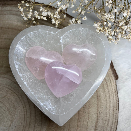 Rosenquarz Herzchen