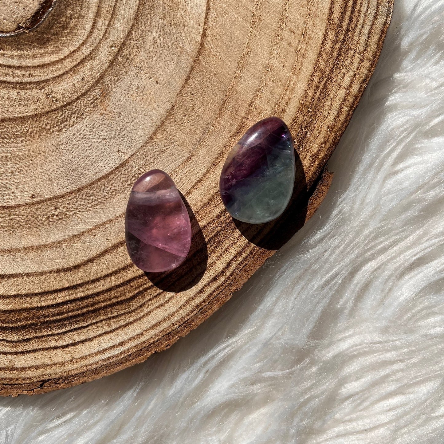 Regenbogenfluorit Anhänger