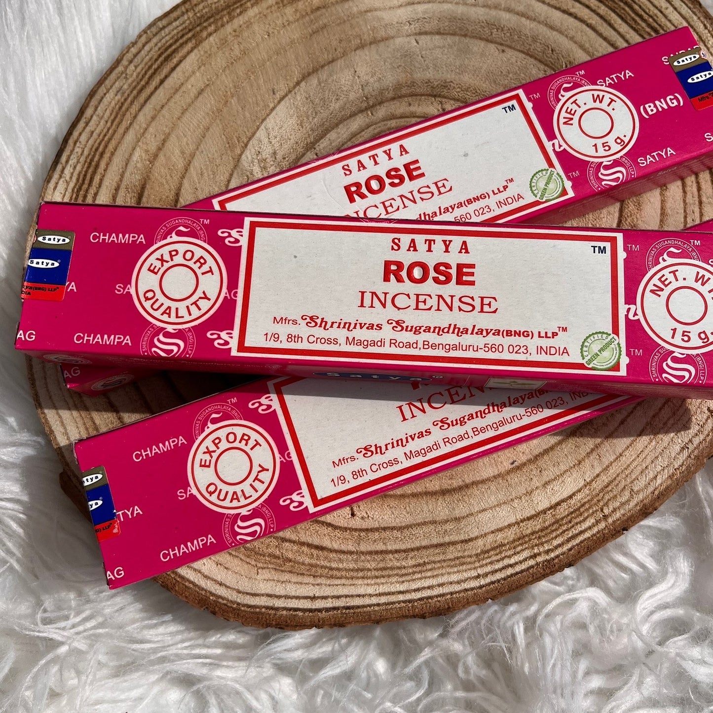 Rose Räucherstäbchen Satya we