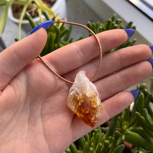 Citrin Kette (gebr. Citrin)