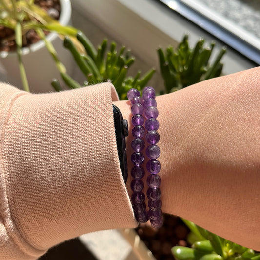 Amethyst Kugelarmband
