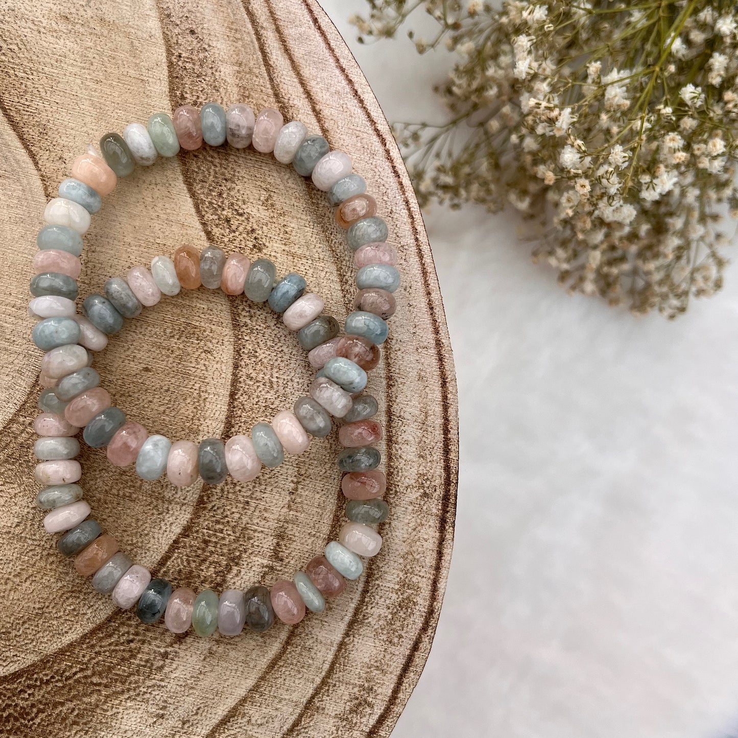 Morganit Armband