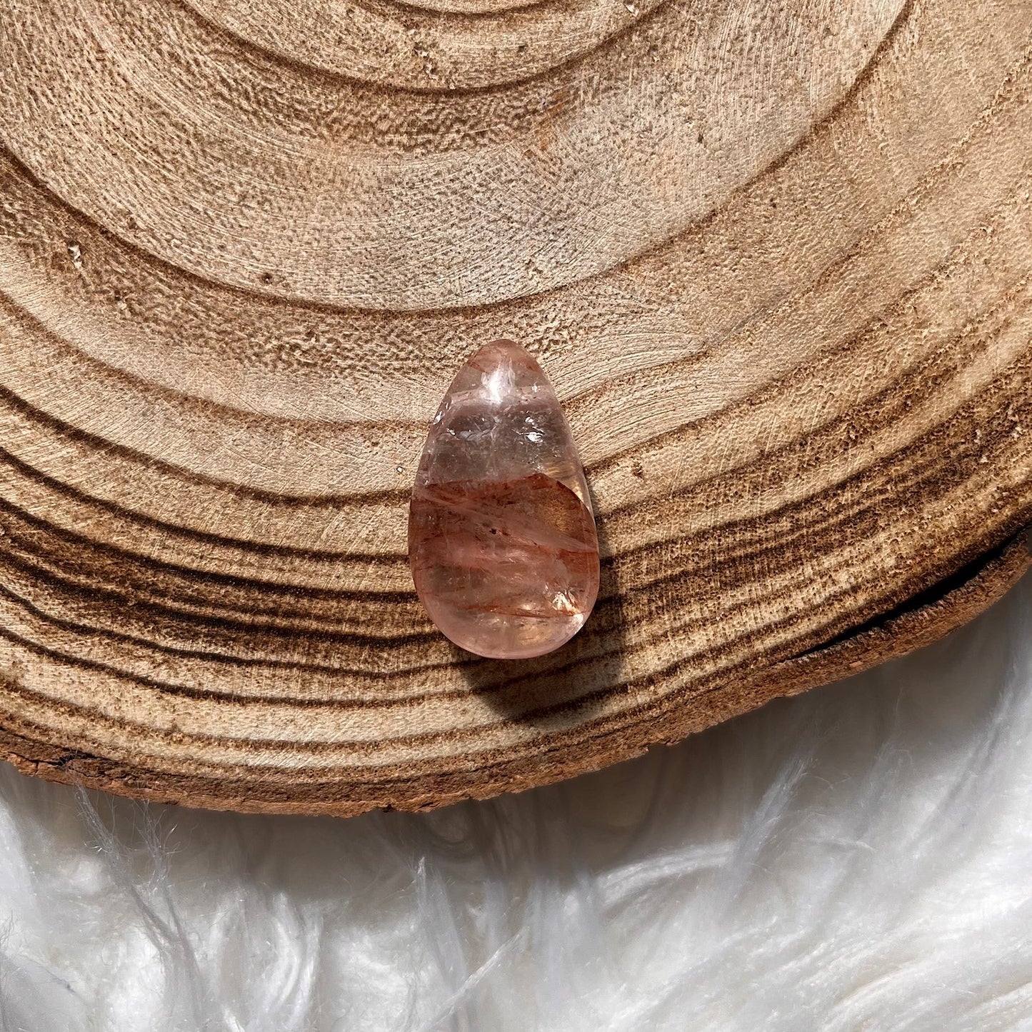 Hämatoit Quartz/Feuerquarz Anhänger