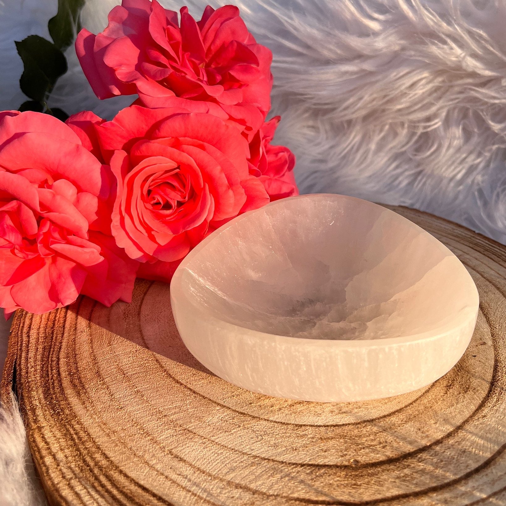 Selenit Schale mittelgroß perfectcrystals